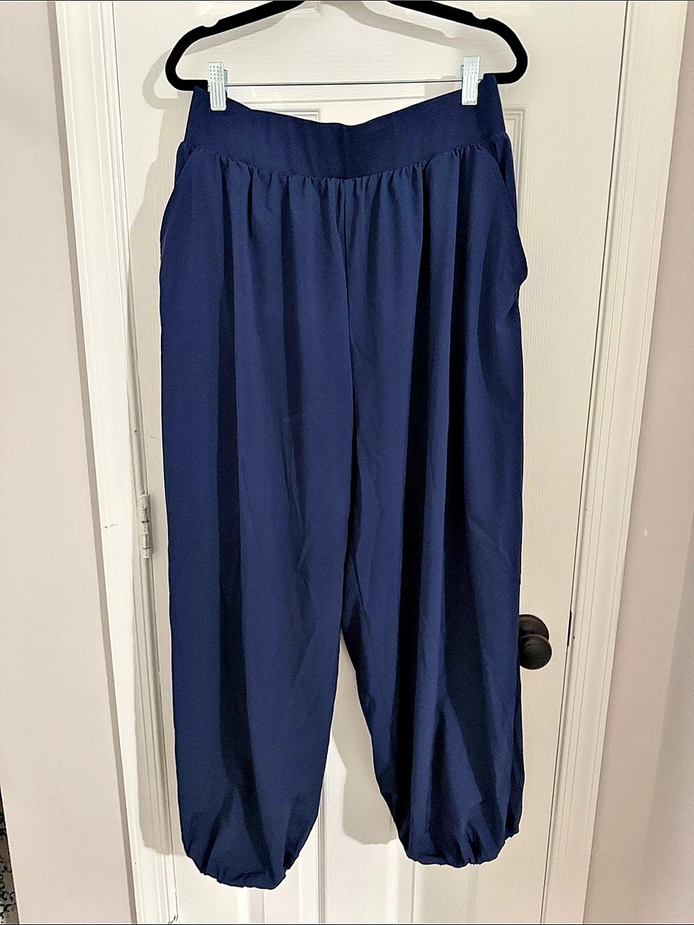 Lou & Grey Women's Jogger Pants in Blue Size Large